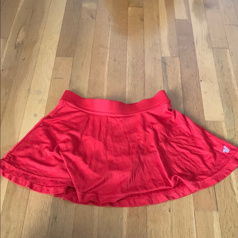 Red cheer skirt